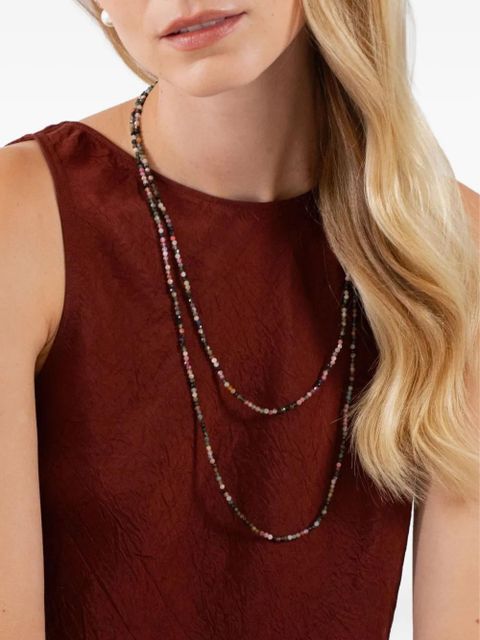 Jennifer Behr Lisette beaded necklace - Brown