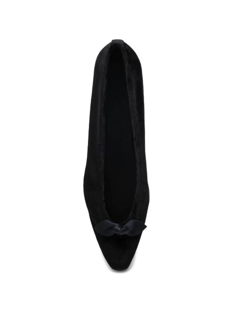 Loro Piana bow detail ballerina flats - Black