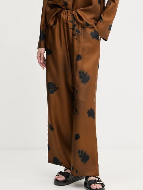 MM by Max Mara spodnie jedwabne HELGA - zdjęcie produktu nr 1