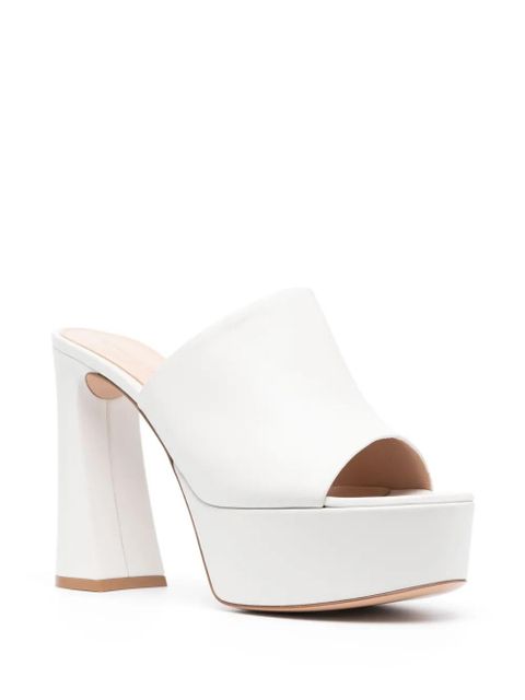 Gianvito Rossi 130mm leather sandals - White - zdjęcie produktu nr 2
