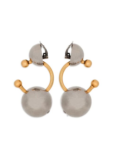 Balmain sphere-detail earrings - Silver - zdjęcie produktu nr 1