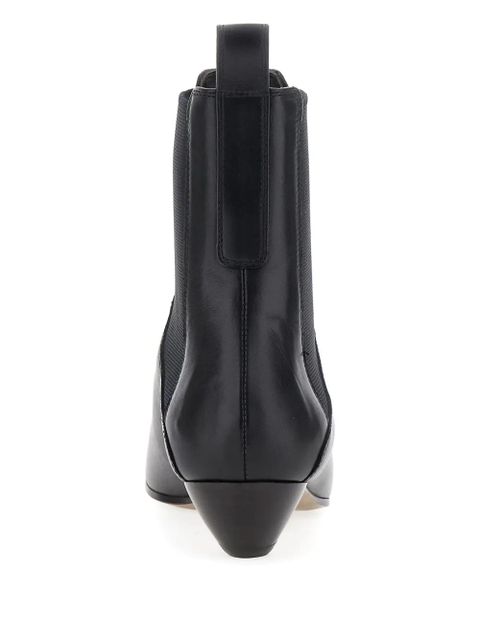 Le Monde Beryl Allegra elasticated-panel pointed-toe boots - Black