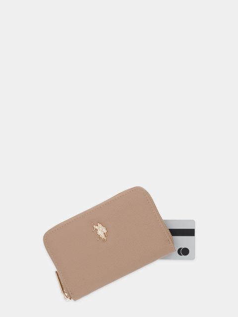 U.S. Polo Assn. portfel Jones damski kolor beżowy WEUJE8659WVP