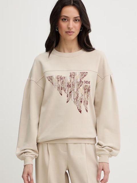 MM by Max Mara bluza damska z bawełną EUFORICO - zdjęcie produktu nr 2