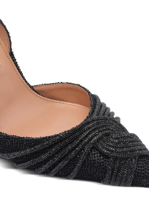 Aquazzura 120mm pointed-toe slingback pumps - Black