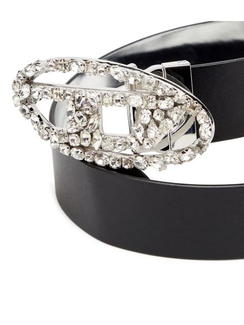 Diesel B-1DR leather belt - Black