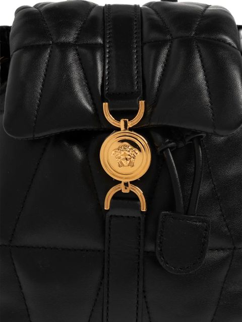 Versace Kleio quilted Medusa-motif backpack - Black