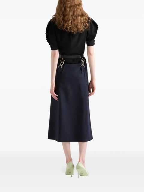 Prada cady crepe top - Black