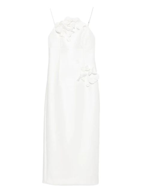Acler Bilston floral-embellishment midi dress - White - zdjęcie produktu nr 1