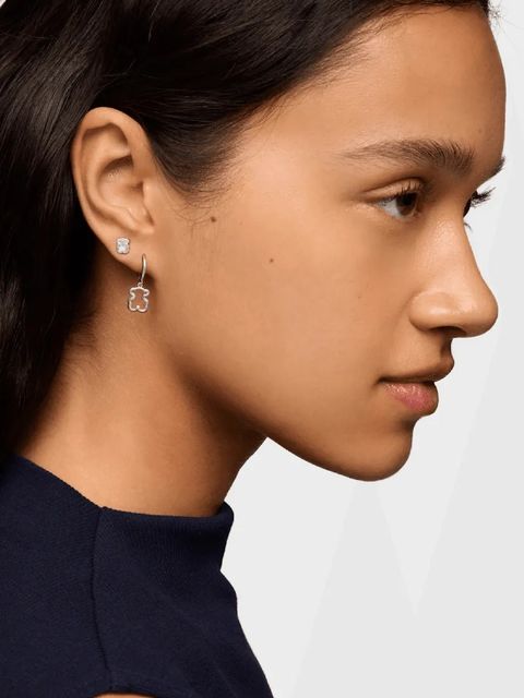 Tous kolczyki srebrne NEW SILUETA