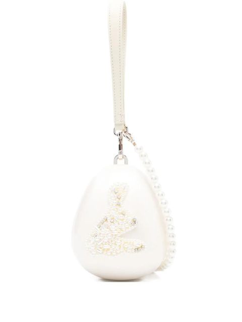 Simone Rocha mini Hare cross body bag - White - zdjęcie produktu nr 1