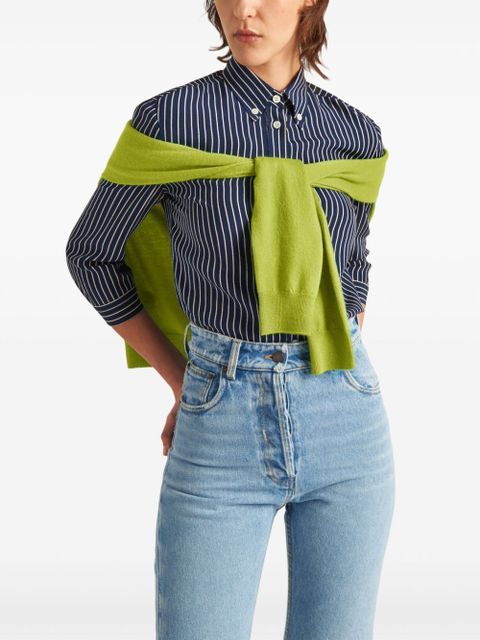 Prada high-rise straight jeans - Blue