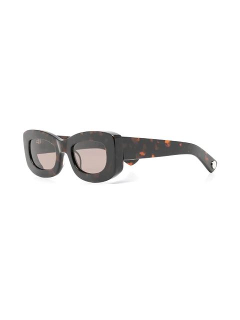 Études Studio square tortoiseshell-frame sunglasses - Brown - zdjęcie produktu nr 2