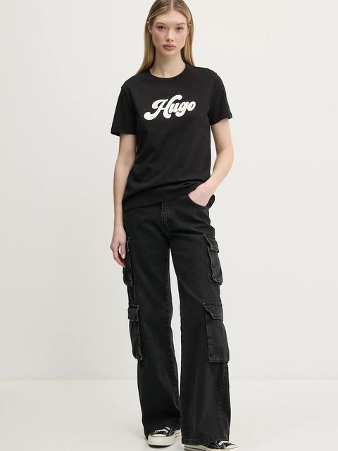 HUGO t-shirt bawełniany