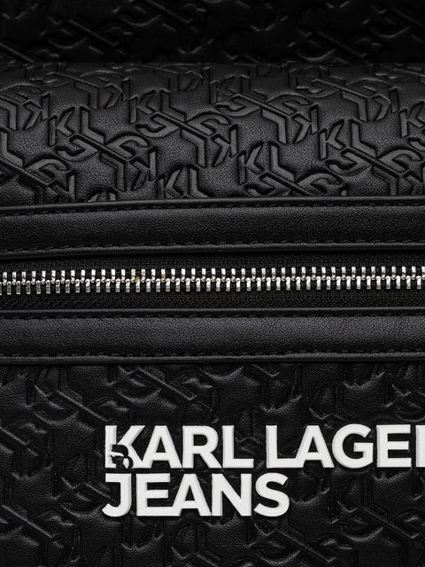 Karl Lagerfeld Jeans plecak kolor czarny duży wzorzysty B1M30141 - zdjęcie produktu nr 2