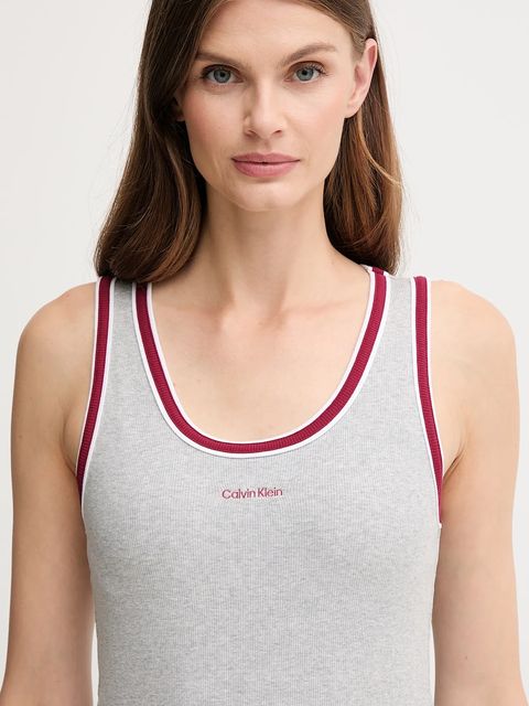 Calvin Klein Jeans top kolor szary LV047D200G