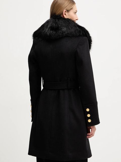 Marciano by Guess płaszcz z dodatkiem wełny ALICE kolor czarny 5BGL26 1799Z - zdjęcie produktu nr 2