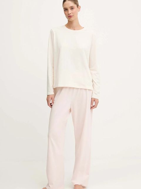 BOSS piżama damska kolor beżowy 50550217 - zdjęcie produktu nr 1