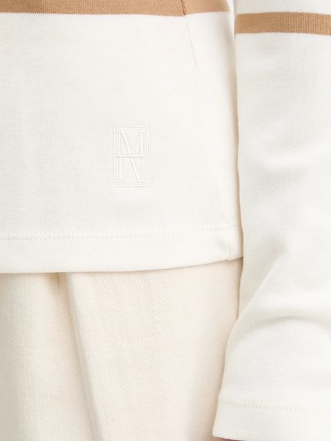 Marc O'Polo longsleeve bawełniany kolor beżowy 508207452151