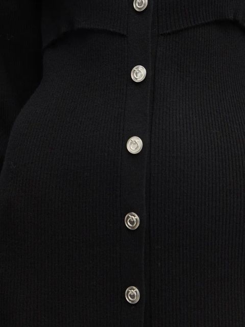 Pinko sukienka kolor czarny midi dopasowana 104019 A15S