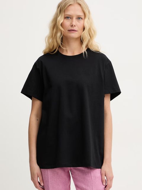 Twinset t-shirt basic damski bawełniany - zdjęcie produktu nr 2