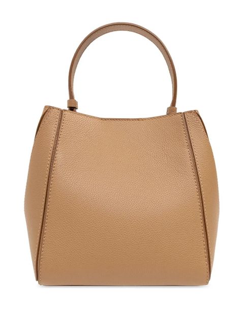 Tory Burch McGraw leather bucket bag - Brown - zdjęcie produktu nr 2