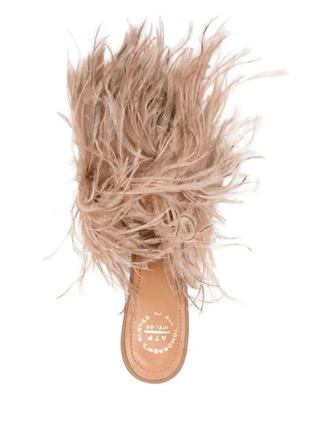 ATP Atelier Costanza heeled sandals - Brown