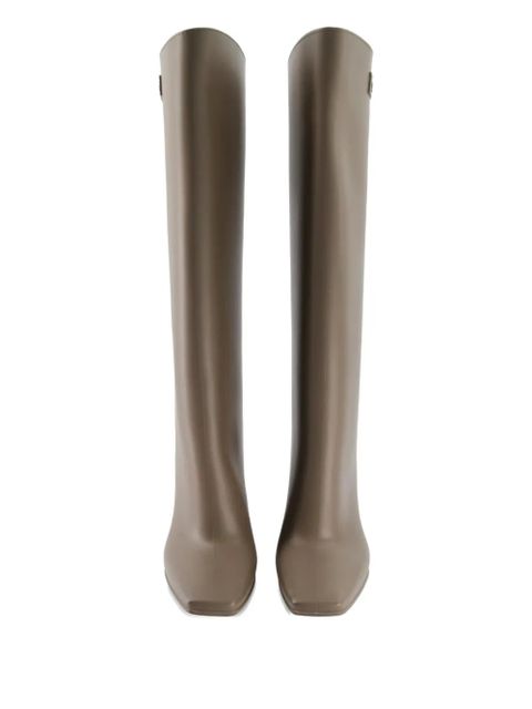 Coperni Bridge square-toe boots - Brown