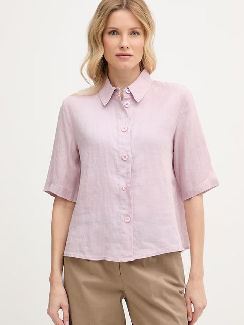 United Colors of Benetton koszula damska lniana - zdjęcie produktu nr 1