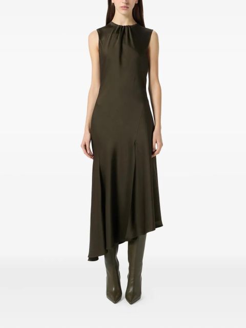 Blumarine asymmetric dress - Brown