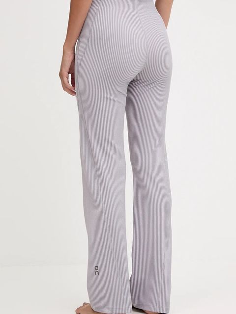 On spodnie do jogi All-Day damskie kolor fioletowy proste high waist 1WF30473539