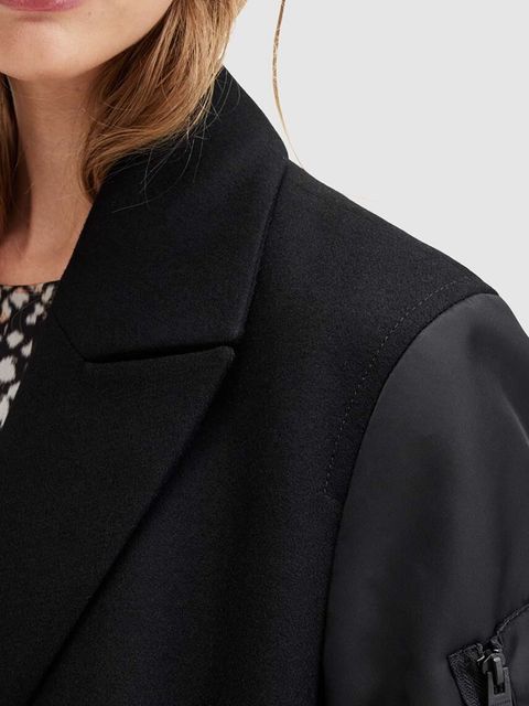 AllSaints płaszcz z wełną PAULAH - zdjęcie produktu nr 1