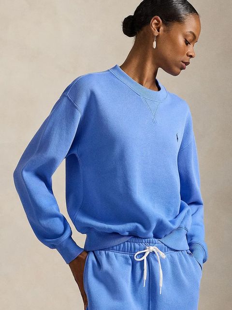 Polo Ralph Lauren bluza damska kolor niebieski gładka 211971697 - zdjęcie produktu nr 1