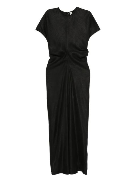 TOTEME slouch-waist maxi dress - Black - zdjęcie produktu nr 1