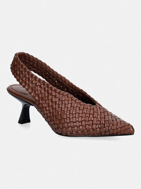 Souliers Martinez szpilki skórzane BIANCA - zdjęcie produktu nr 1