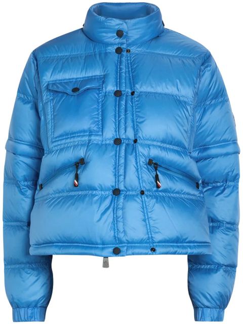 Moncler quilted high-neck jacket - Blue - zdjęcie produktu nr 2