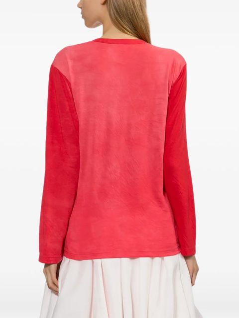 Comme Des Garçons long-sleeve top - Red