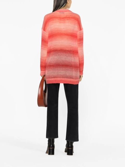 Missoni gradient striped knitted jumper - Pink