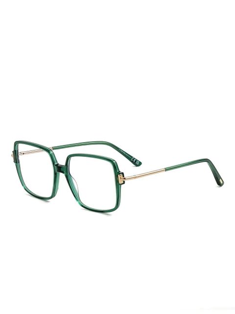 TOM FORD Eyewear square-frame glasses - Green - zdjęcie produktu nr 2