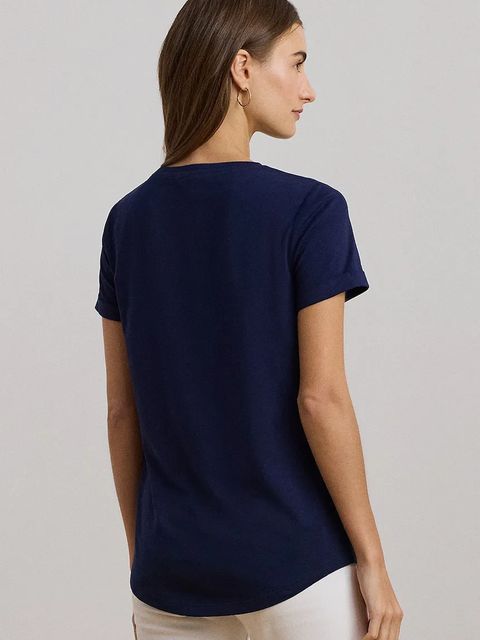 Lauren Ralph Lauren t-shirt bawełniany - zdjęcie produktu nr 2