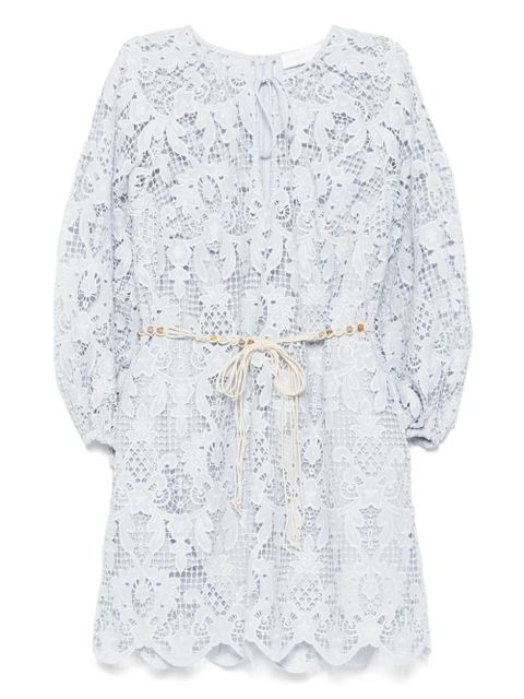 ZIMMERMANN Coco Lace mini dress - Blue - zdjęcie produktu nr 1