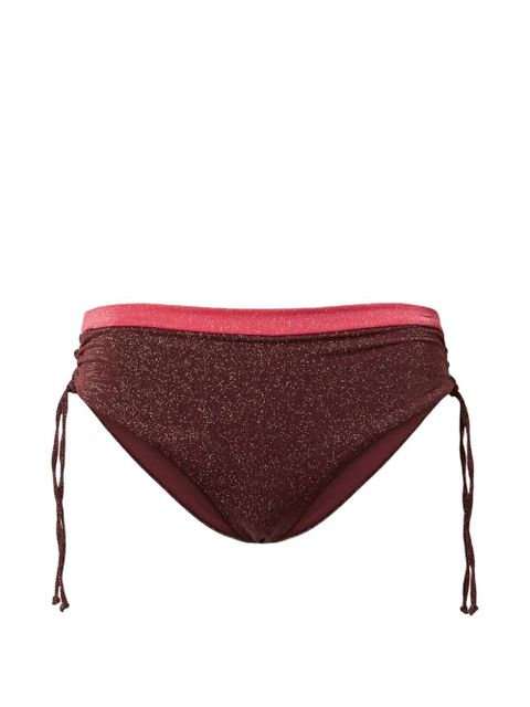 TWINSET two-tone lurex bikini bottom - Purple - zdjęcie produktu nr 1