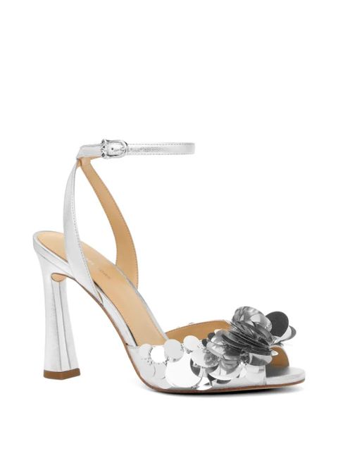 Michael Kors Loretta sequin-embellished sandals - Silver - zdjęcie produktu nr 2