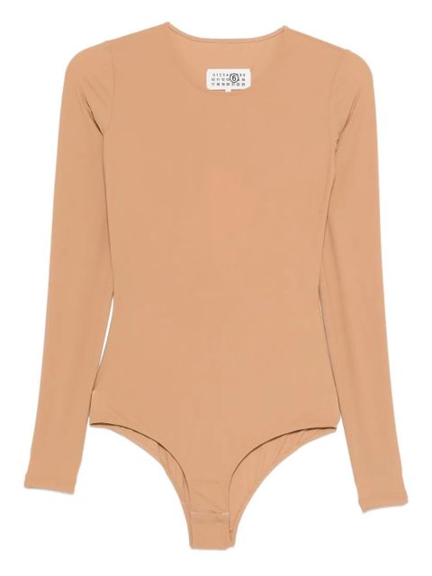 MM6 Maison Margiela long sleeve bodysuit - Neutrals - zdjęcie produktu nr 1
