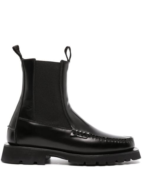 Hereu Alda 45mm leather ankle boots - Black - zdjęcie produktu nr 1