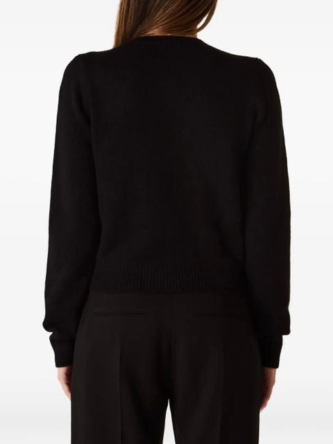 KHAITE Everheart button-front cardigan - Black - zdjęcie produktu nr 2