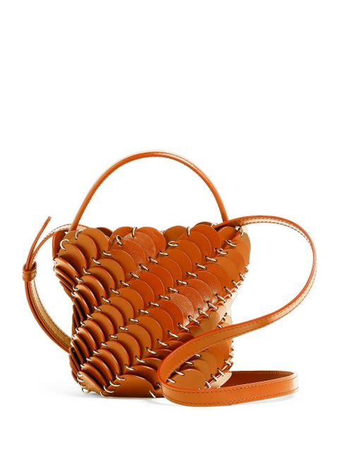 Rabanne small Pacoïo bucket bag - Brown - zdjęcie produktu nr 1