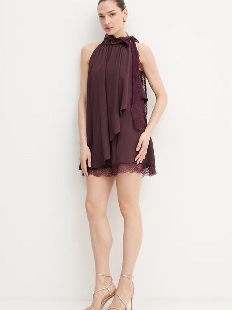 Pinko sukienka z dodatkiem jedwabiu - zdjęcie produktu nr 1