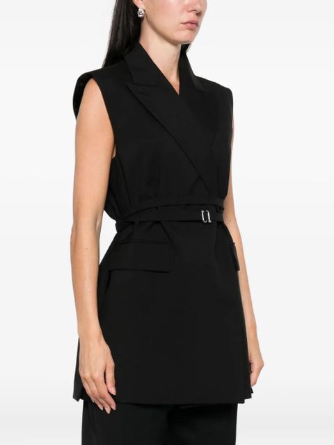 Sportmax belted blazer - Black