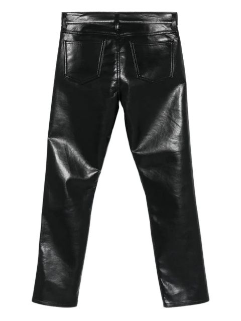 AGOLDE recycled calf leather trousers - Black - zdjęcie produktu nr 2